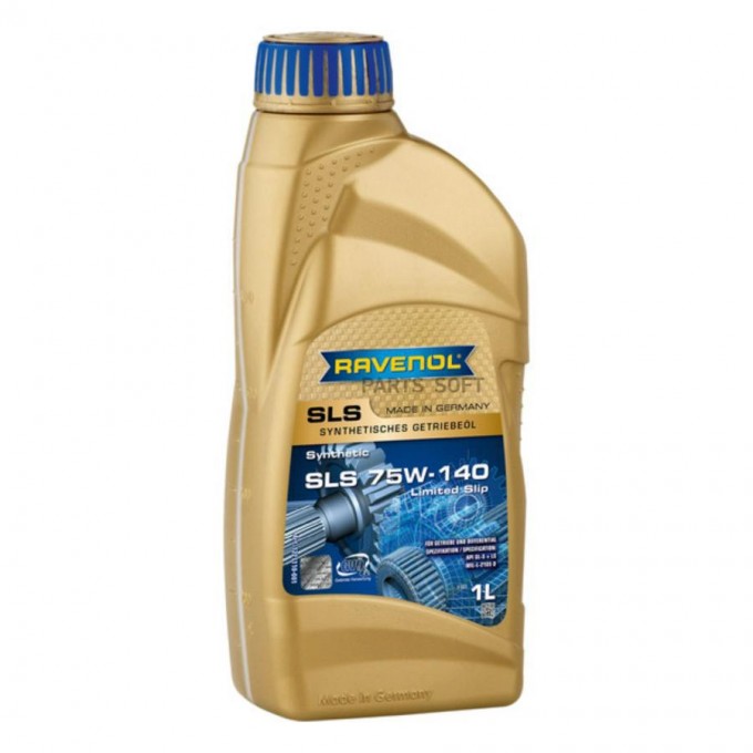 Трансмиссионное масло RAVENOL 75W-140 SLS GL-5+LS 1221110001