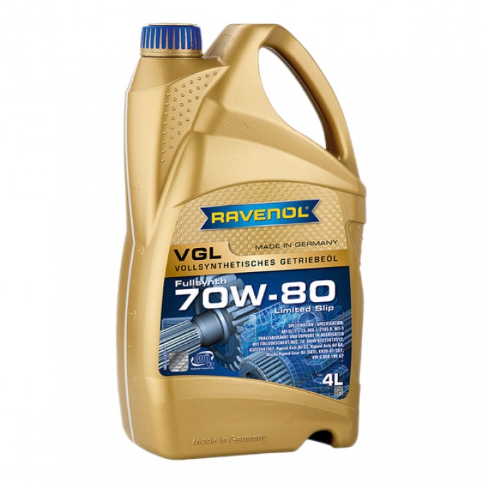 Трансмиссионное масло RAVENOL 70W-80 122111200401999