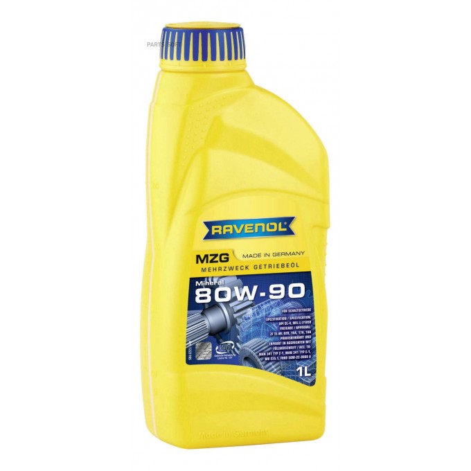 Трансмиссионное масло RAVENOL 80W-90 GL-4 122310500101999