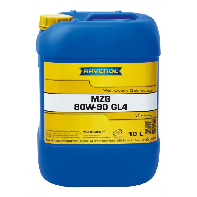 Трансмиссионное масло RAVENOL 80W-90 122310501001999