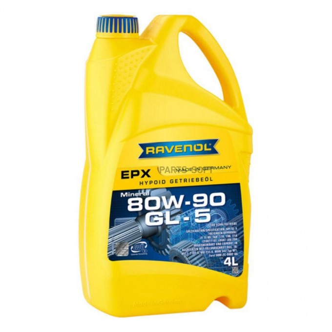 Трансмиссионное масло RAVENOL 80W-90 1223205004