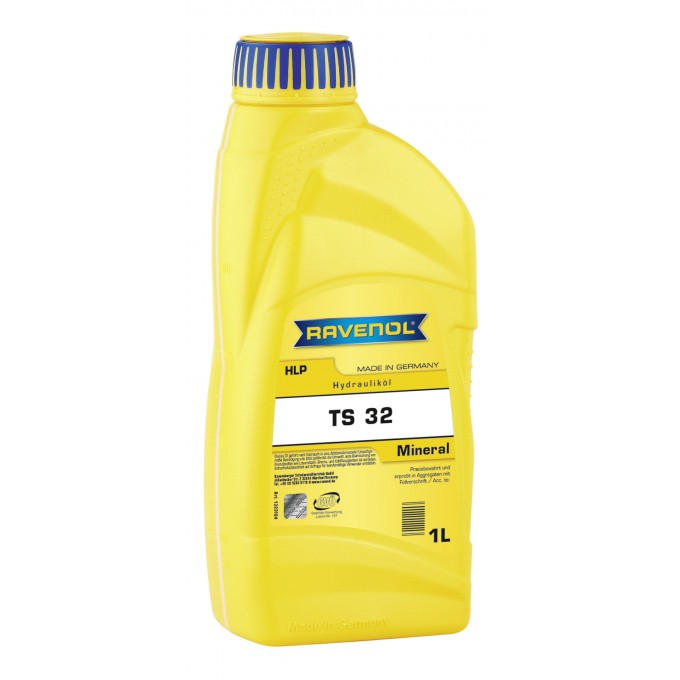 Гидравлическое масло RAVENOL Hydraulikoel TS 32 1л 1323104-001-01-999 132310400101999