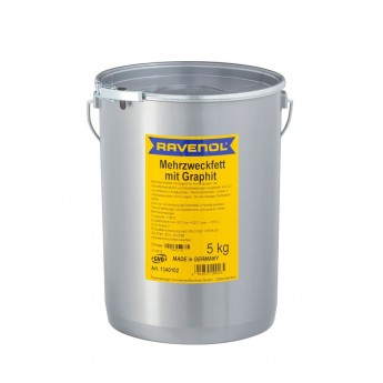 Смазка с графитом RAVENOL Mehrzweckfett m.Graphit 5 кг