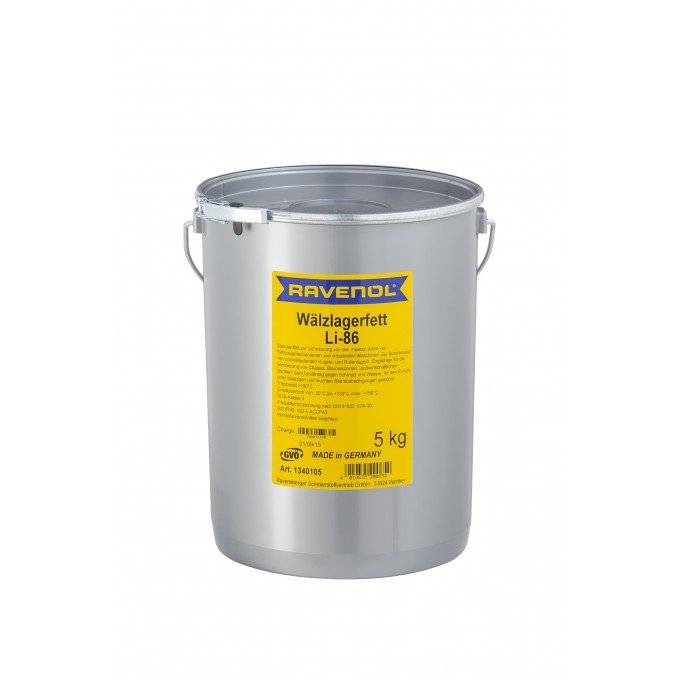 Смазка RAVENOL Waelzlagerfett LI-86 5 кг 134010500503000