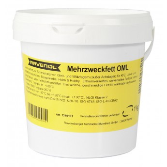 Смазка RAVENOL Mehrzweckfett OML 1 кг