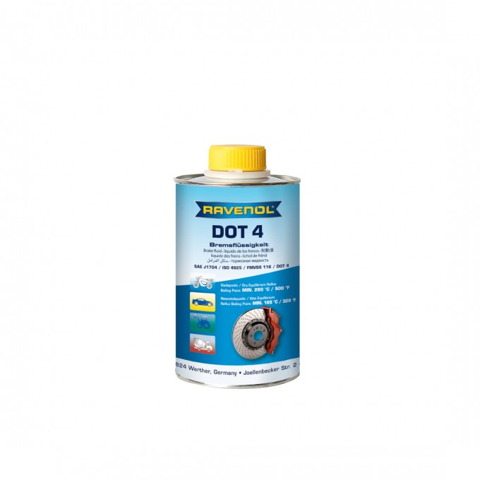 Тормозная жидкость RAVENOL DOT-4 4014835692121