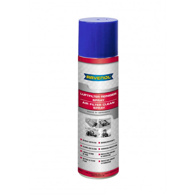 Очиститель для поролоновых фильтров RAVENOL Air Filter Clean-Spray 0,5 л 4014835703247