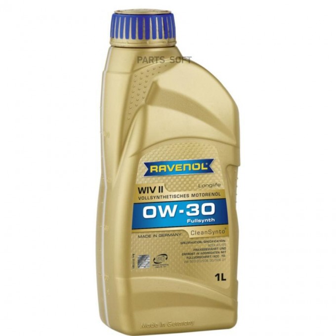 Моторное масло RAVENOL Wiv Sae 0W30 New 1л 4014835718418