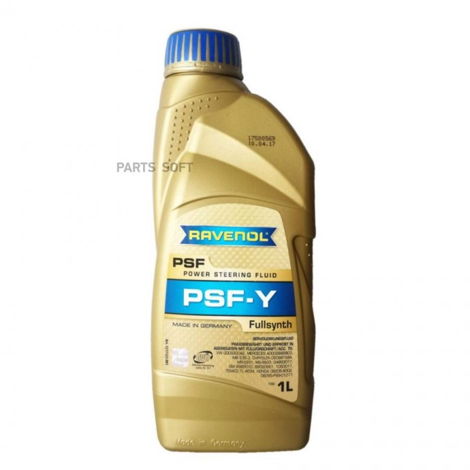 ЖИДКОСТЬ ДЛЯ ГИДРОУСИЛИТЕЛЯ RAVENOL PSF-Y FLUID ( 1Л) NEW 4014835718616