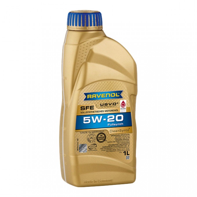 Моторное масло RAVENOL Super Fuel Economy Sfe Sae 5W20 1л 4014835722514