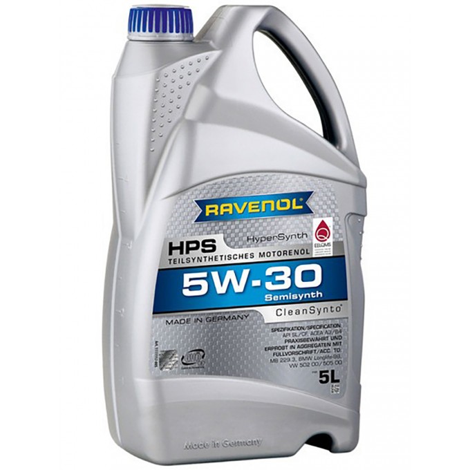 Моторное масло RAVENOL Hps Sae 5w30 5л 4014835722859