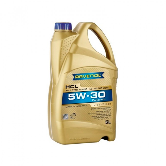 Моторное масло RAVENOL Sae 5W30 Hcl NeW 5л 4014835722958