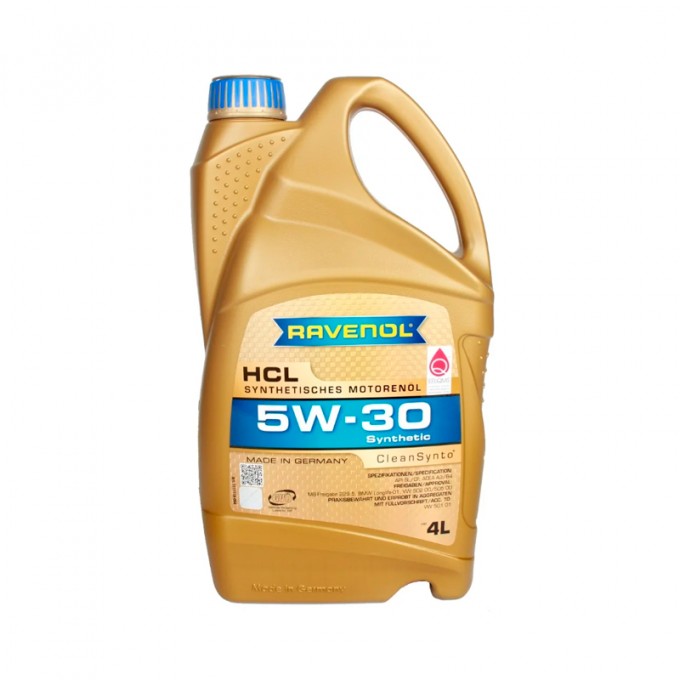 Моторное масло RAVENOL Hcl Sae 5W30 NeW 4л 4014835722996