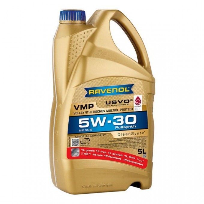 Моторное масло RAVENOL Vmp Sae 5w30 ( 5л) New Ravenol^ RAVENOL 40148357 4014835723351