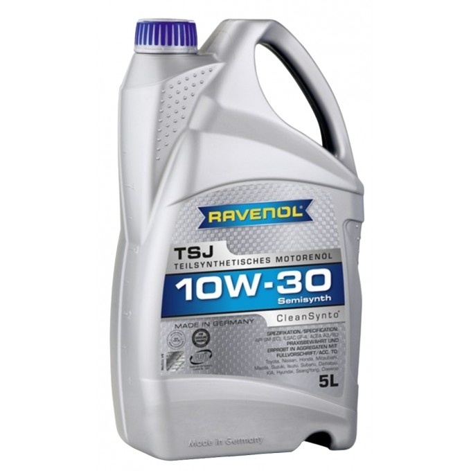 Моторное масло RAVENOL Sae 10W30 Tsj NeW 5л 4014835724051