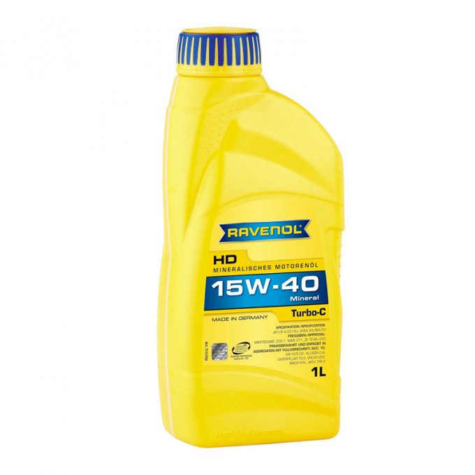 Моторное масло RAVENOL Sae Formel Super Sf-Cd NeW 15W40 1л 4014835724716