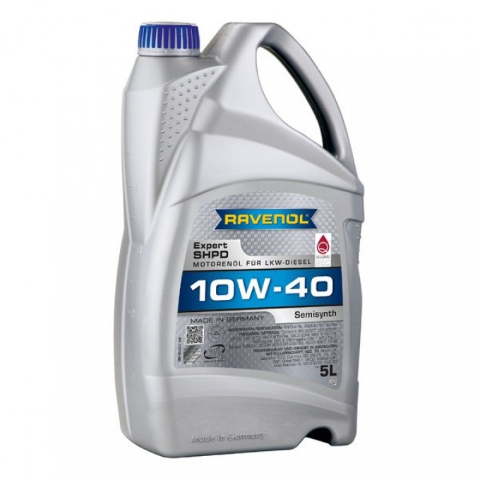 Моторное масло RAVENOL полусинтетическое Expert Shpd Sae10w40 5л 4014835725850