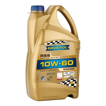 Моторное масло RAVENOL синтетическое RSS 10W60 4л