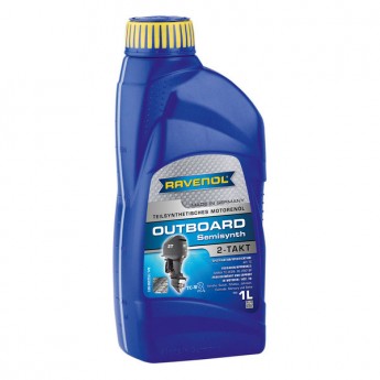 Моторное масло RAVENOL Outboardoel 2T teilsynth 5W30 1л