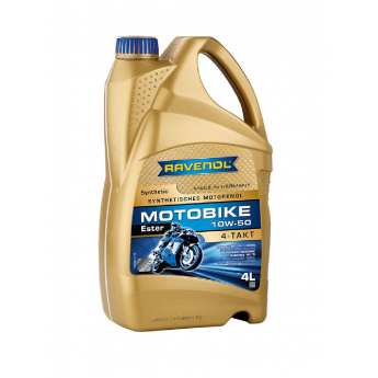 Моторное масло RAVENOL Motobike 4-T Ester SAE 10W50 4л