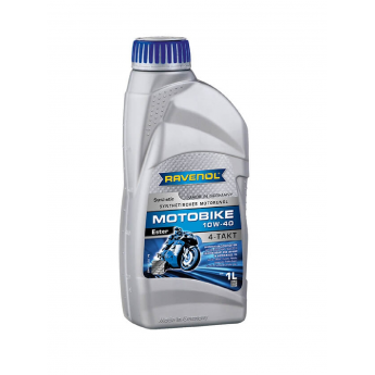 Моторное масло RAVENOL Motobike 4-T Ester 10W-40 1л