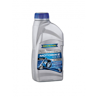 Моторное масло RAVENOL Motobike 4-T Ester 15W-50 1л