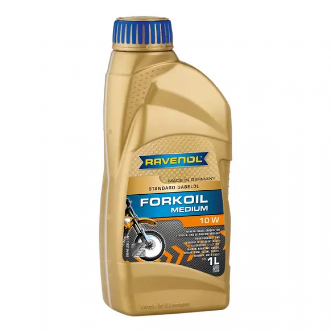 Вилочное Масло RAVENOL Forkoil Medium 10W (1Л) New RAVENOL арт. 4014835731813