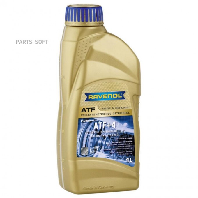 Трансмиссионное масло RAVENOL Atf+4 Fluid 4014835732117