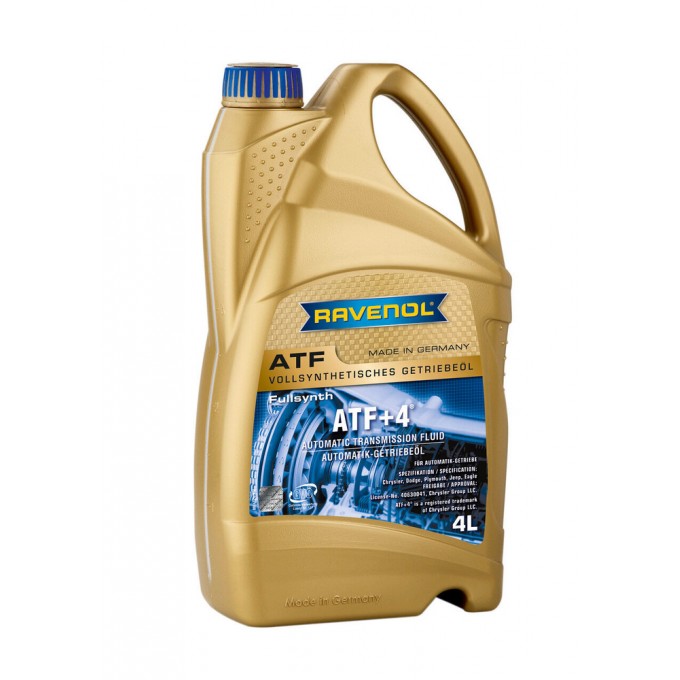 Трансмиссионное масло RAVENOL Atf+4 Fluid 4014835732193