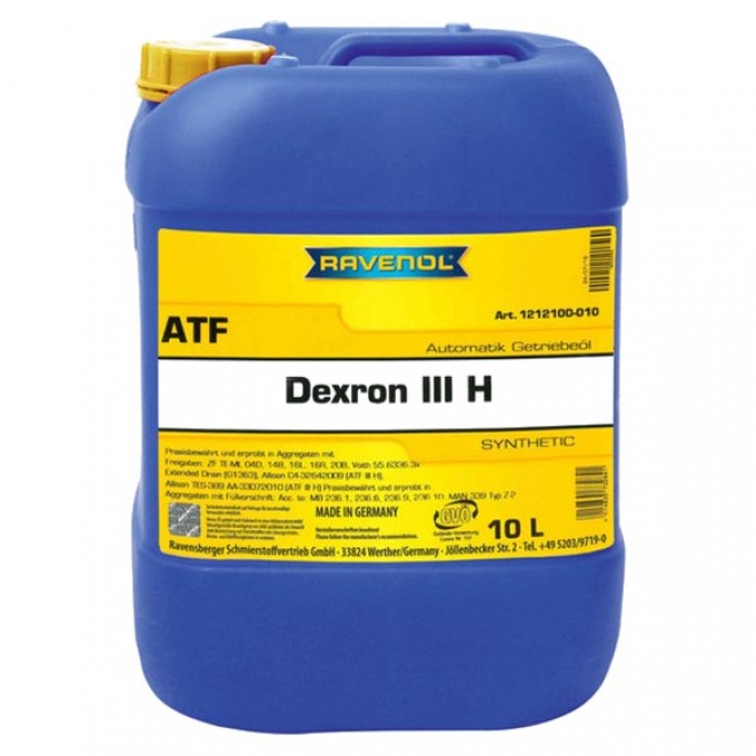 Трансмиссионное масло RAVENOL Atf Dexron Iii H New 4014835732841