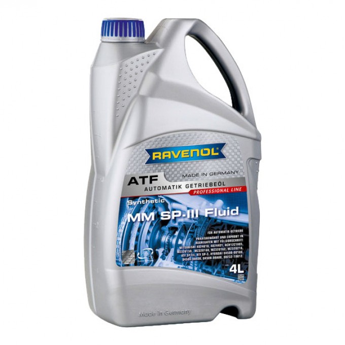 Трансмиссионное масло RAVENOL Atf Mm Sp-Iii Fluid 4014835733190