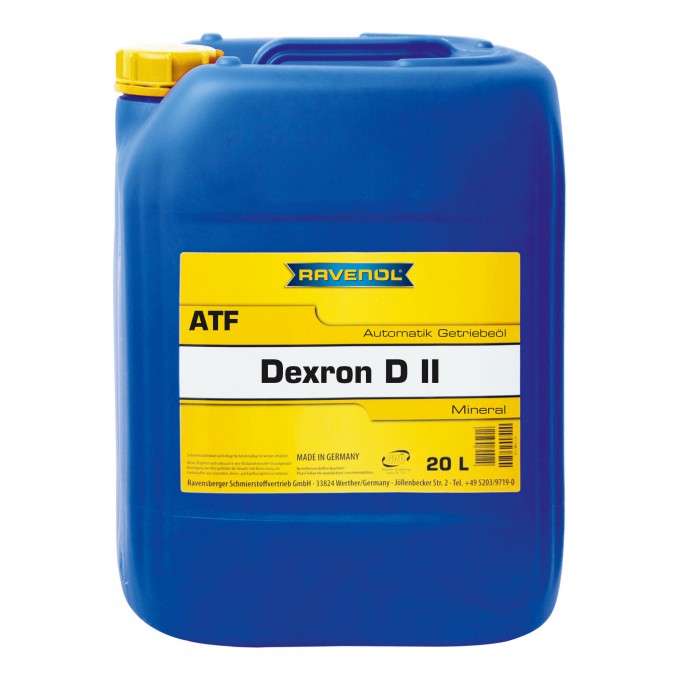 Трансмиссионное масло RAVENOL ATF Dexron DII 4014835733527