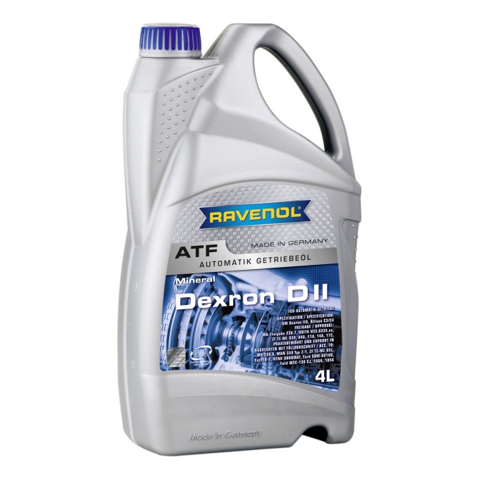 Трансмиссионное масло RAVENOL ATF Dexron DII 4014835733596