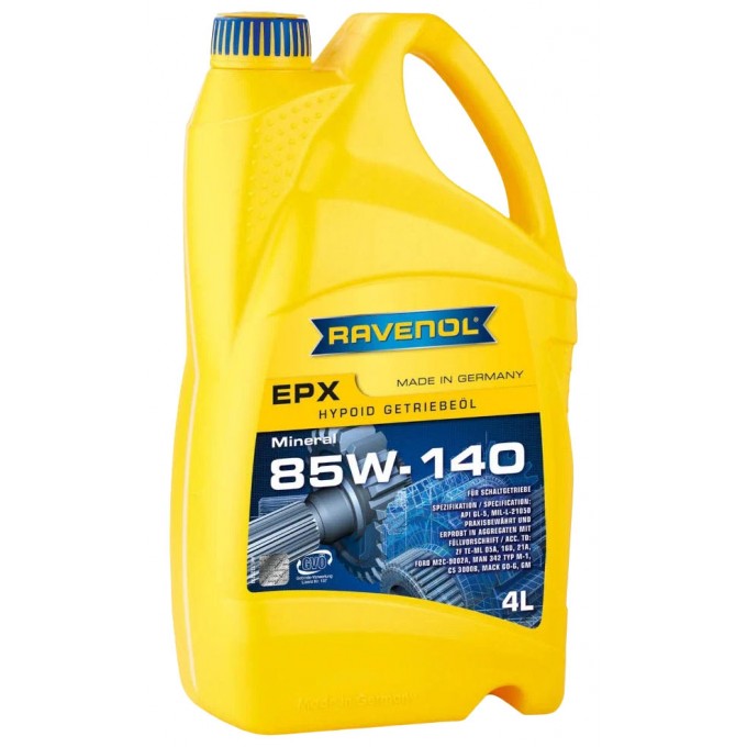 Трансмиссионное масло RAVENOL 85W-140 4014835738393