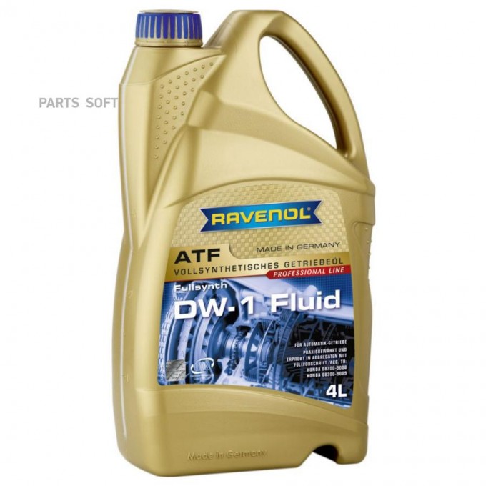 Трансмиссионное масло RAVENOL Atf Dw-1 Fluid 4014835741898