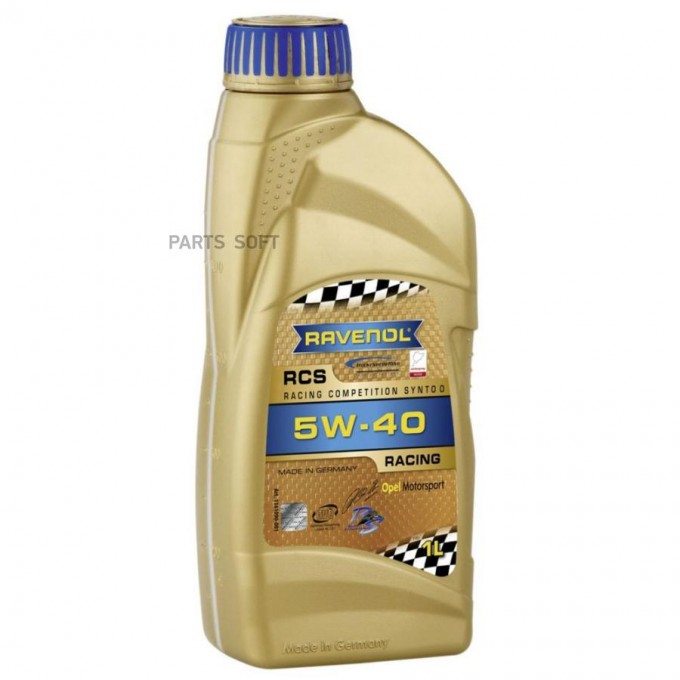 Моторное масло RAVENOL Sae 5w40 Rcs Racing Competition Synto 1л 4014835741911