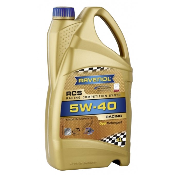 Моторное масло RAVENOL Sae Rcs Racing Competition Synto 5W40 4л 4014835741997