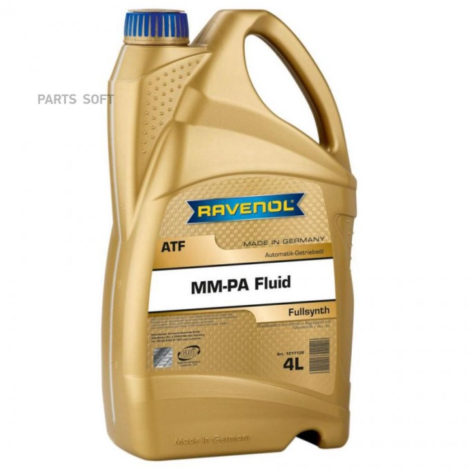 Трансмиссионное масло RAVENOL Atf Mm-Pa Fluid 4014835771093