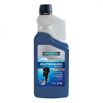 Моторное масло RAVENOL 2 Outboard 2T Mineral New 1л