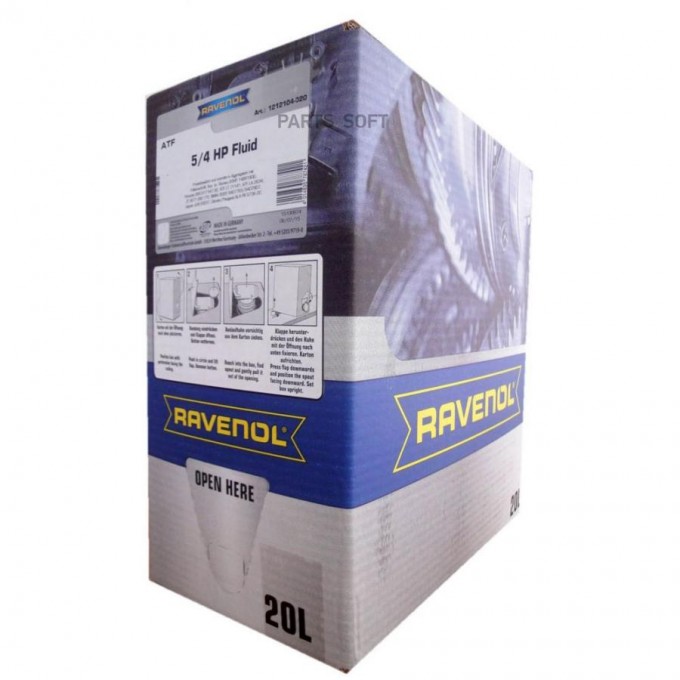 Трансмиссионное масло RAVENOL ATF 5/4 HP 4014835787421