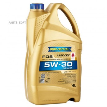 Моторное масло RAVENOL SAE 5W30 FDS NEW 4л