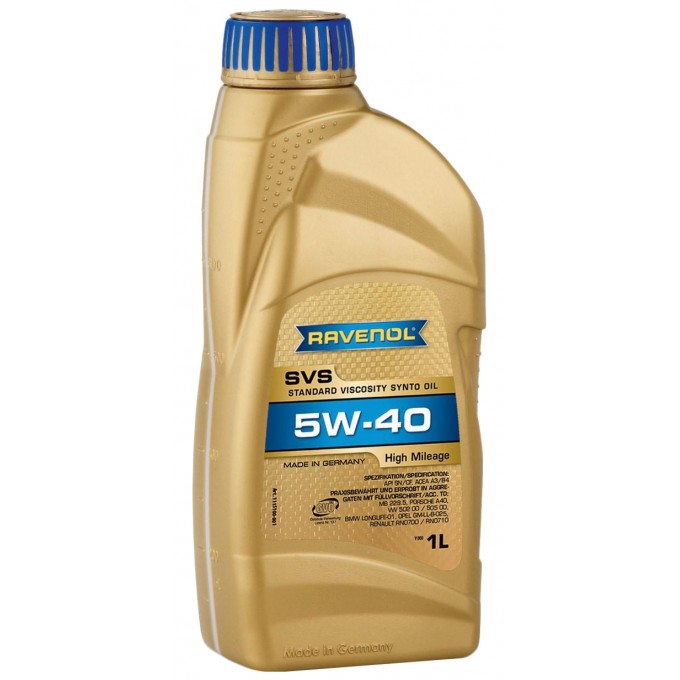 Моторное масло RAVENOL Svs Standard Viscosity Synto Oil Sa 4014835802827