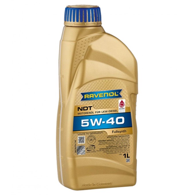 Моторное Масло RAVENOL Ndt Sae 5W-40 ( 1Л) New 4014835803275