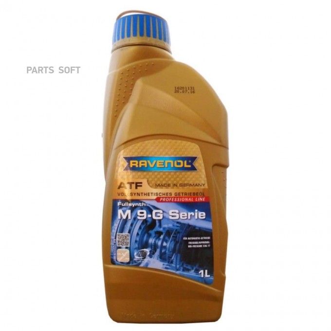 Трансмиссионное масло RAVENOL Atf M 9-G Serie 4014835842397