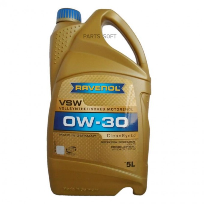 Масло Моторное Vsw Sae 0W-30 (5Л) RAVENOL 4014835842847