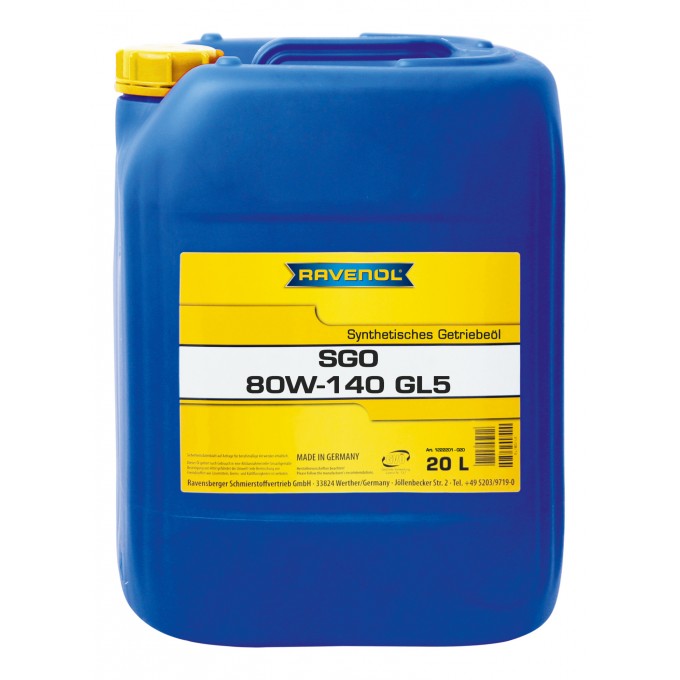 Трансмиссионное масло RAVENOL 80W-140 4014835849853