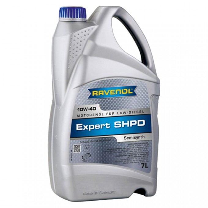 Моторное масло RAVENOL полусинтетическое Expert Shpd Sae10W40 7л 4014835853515