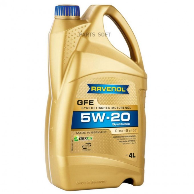 Моторное масло RAVENOL Gfe Sae 5W20 4л 4014835857841