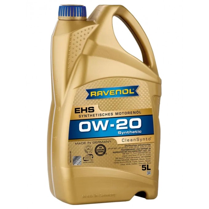 Моторное масло RAVENOL Ehs Sae 0w20 5л 4014835858138