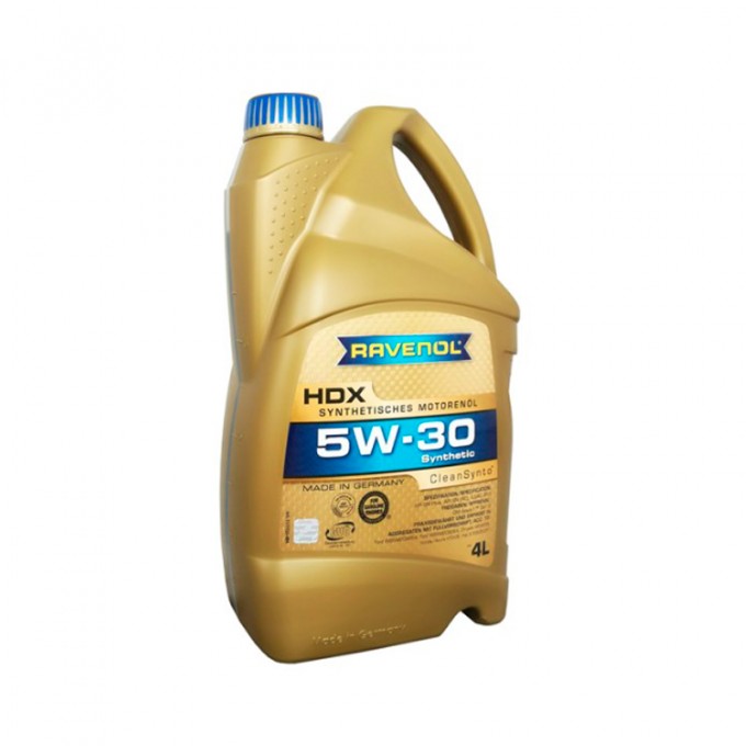 Моторное масло RAVENOL hdx sae 5W30 5л 4014835858602